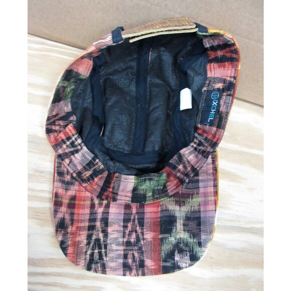 Ixchel Hat Cap Hook Loop Strap Tie Dye Patchwork Paneled Embroidered - Picture 8 of 11